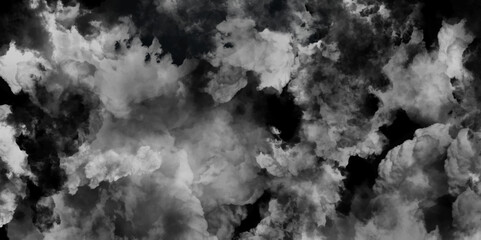 Abstract white smoke animated on a black background. abstract background with grey smoky swirl on black background. movement of fire design on black background. white smoke on dark. Space for text.