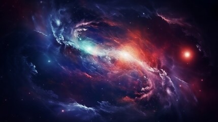 Fototapeta premium Galaxy in space, beauty of universe, black hole. Elements furnished by ,