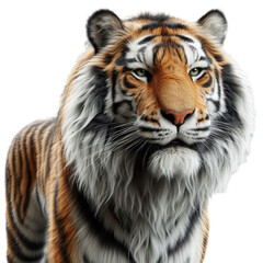tiger isolate on transparent background