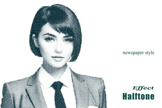 portrait of a young girl, business representative