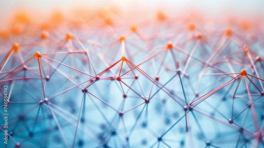 Poster mapping relationships: diagramming interconnected data points