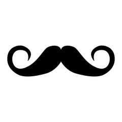 Mustache line icon. Beard, hair, razor, nose, face, man, sideburns, shaving, hair, stubble, pipe. Vector line icon for business and advertising