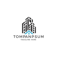 Fototapeta premium estate company logo, design, business logo design, company logo design, logo design, vector illustration