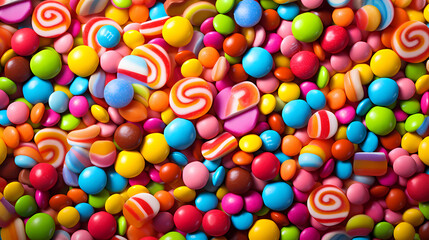 Fototapeta na wymiar Candy pattern background cool