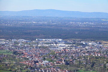 Gewerbegebiet in Alzenau mit Feldberg