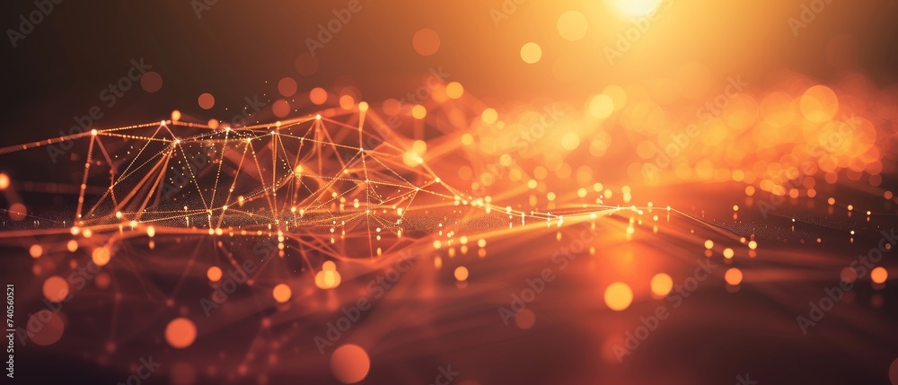 Aufkleber Data analysis of financial and banking data, Stock, Artificial Intelligence, Technology and data connections, Security, Blockchain and Networking.
