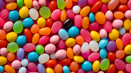 Fototapeta na wymiar Many colorful candies