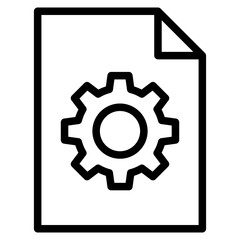 Content management icon suitable for info graphics, websites and print media and interfaces.