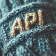 Application Programming Interface in Knitted STYLE - obrazy, fototapety, plakaty