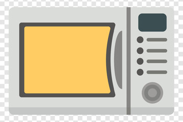 Microwave with advanced settings line icon. Oven, food, waves, heating, kitchen, heat, grill, household, electricity, emitter, electrical appliance. Vector line icon for business and advertising