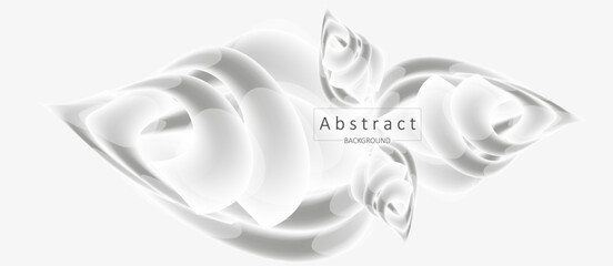 white isolated abstract render background