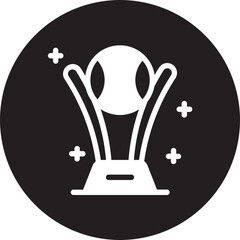 trophy glyph icon