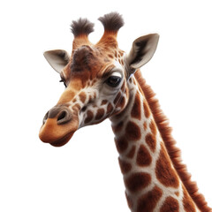 giraffe isolate on transparent background