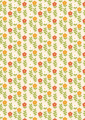 Colorful daisy flowers background.Eps 10 vector.