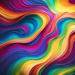 Abstract coloring background of the gradient with visual wave, twirl and lighting effects. Red, blue and yellow colors.