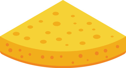 Street quesadilla icon isometric vector. Cheese bread. Vegetable mexican