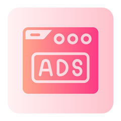 ads gradient icon