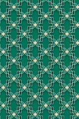 islamic seamless pattern background element green, arabic pattern background design banner