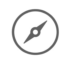 illustration of a black and white icon of an arrow