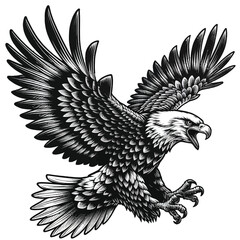 eagle with wings