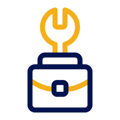 technical support colored line icon