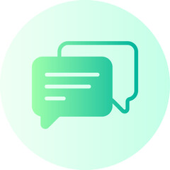 comment gradient icon