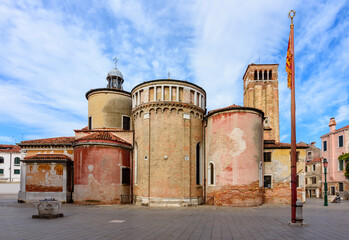 Chiesa di San Giacomo dall'Orio church in Venice, Italy