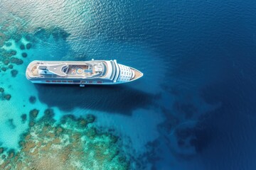 Naklejka premium underwater world view