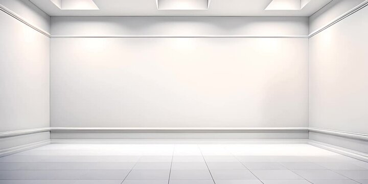 white room with wall 4K Video
