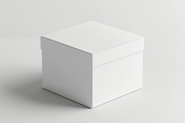 Fototapeta premium white box on white background