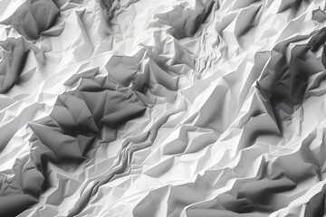 Background texture of white paper with a crumpled appearance