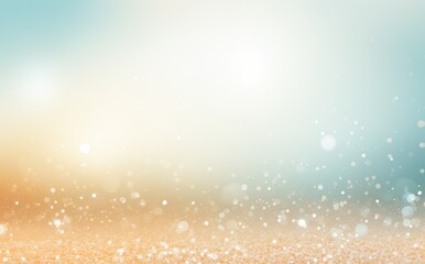 Golden Bokeh Dreamscape - A Serene and Sparkling Abstract Elegance - Generative AI