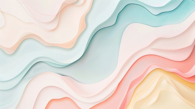 Abstract Pastel Background Serene Atmosphere