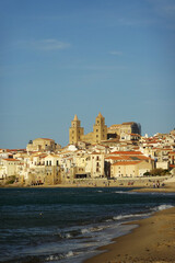 Fototapeta premium The panorama of Taormina, Sicily, Italy 