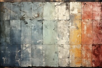 Celebrate the artistry of imperfection with a grunge texture background, where weathered surfaces, distressed patterns, Generative AI