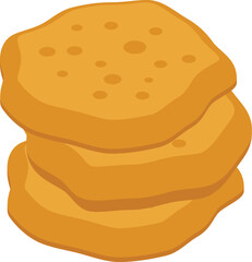 Pancake food icon isometric vector. Breakfast menu. Interior cooking home