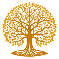 bodhi tree with leaves