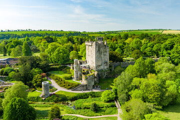 Blarney Castle, medieval stronghold in Blarney, near Cork, known for its legendary world-famous...