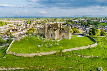 Fototapeta na wymiar The Rock of Cashel, also known as Cashel of the Kings and St. Patrick's Rock, a historic site located at Cashel, County Tipperary.