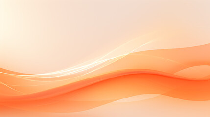 Abstract orange gradient textured background with dynamic, glowing light rays and bright waves