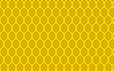 seamless pattern with golden ornament
