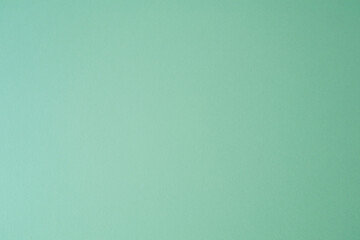 Empty blank light green pastel colored paper texture background.
