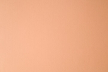 Empty blank peach fuzz pastel colored paper texture background.