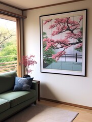 Serene Japanese Garden Art Prints: Framed Landscape Prints, Garden Views, Serene Scenes