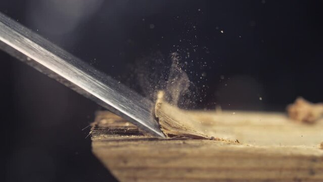 Woodworking in Slow Motion: Chisel Mastery"
