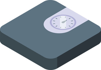 Sport scales icon isometric vector. Medical elastic bandage. Therapy muscle