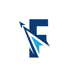 plane letter logo design royalty