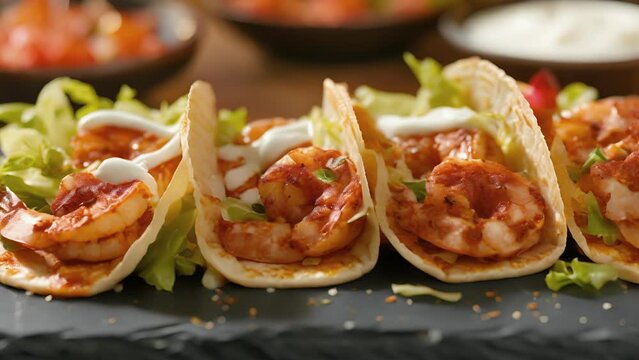 Cooling sour cream and crisp lettuce help to balance out the intense heat from the mouthwatering chipotle seasoned shrimp in these blazing hot tacos. But dont be fooled the