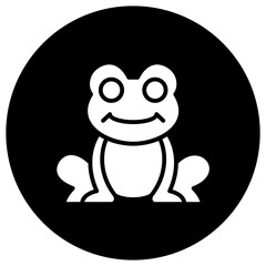 Frog Vector Icon Design Illustration