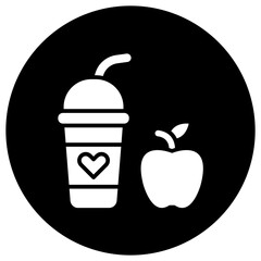 Milkshake Vector Icon Design Illustration